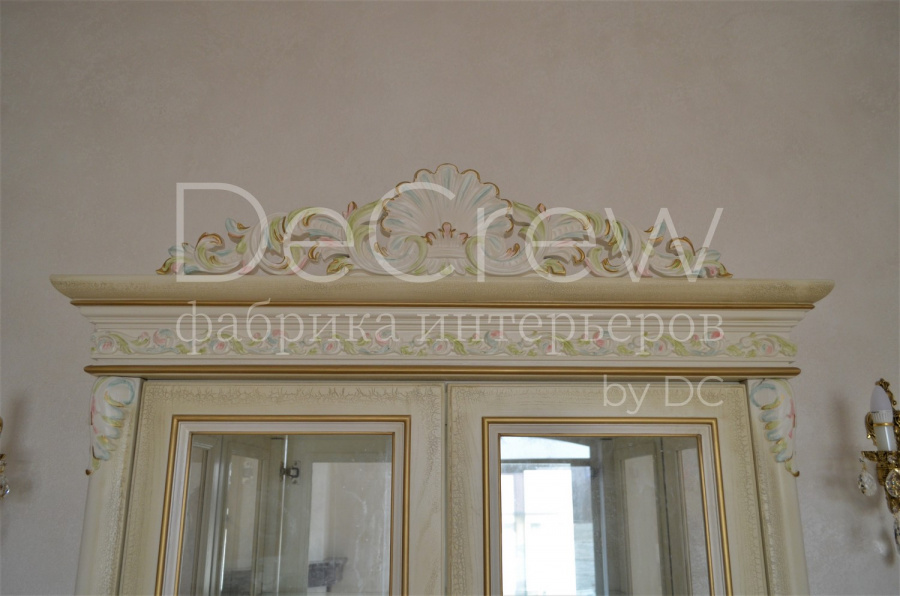 Изображение: Шкаф витрина для посуды 3