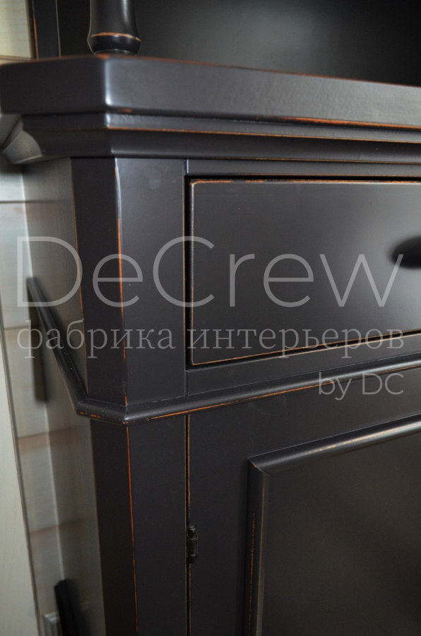 Изображение: Шкаф витрина для посуды 4