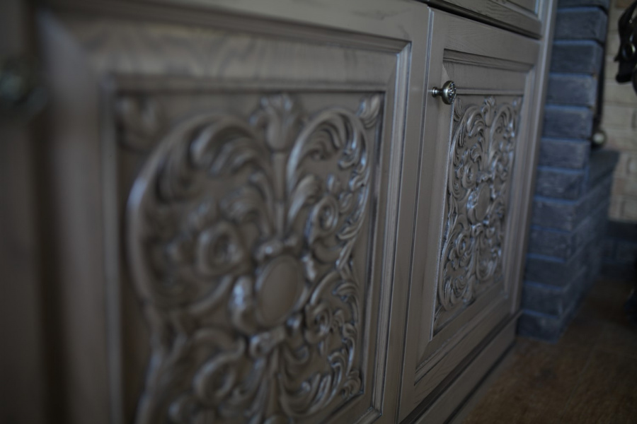 Изображение: Шкаф витрина для посуды 2